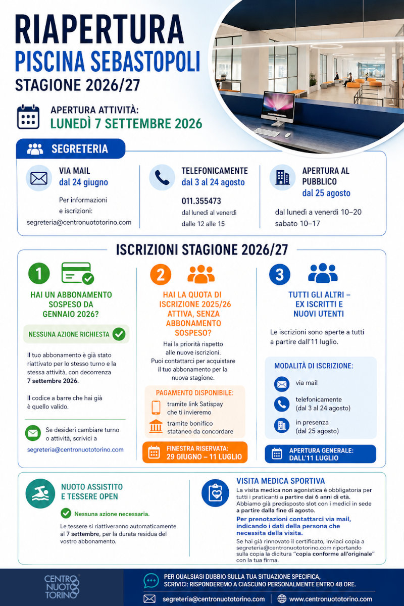 Rimozione scritta Centro Nuoto